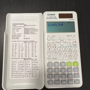 Casio fx-115ES Plus Scientific Calculator in White
